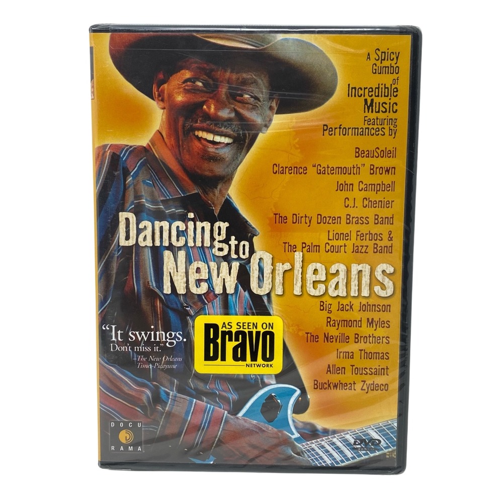 Dancing‎ to New Orleans DVD Louisiana Music Documentary Neville Brothers SEALED